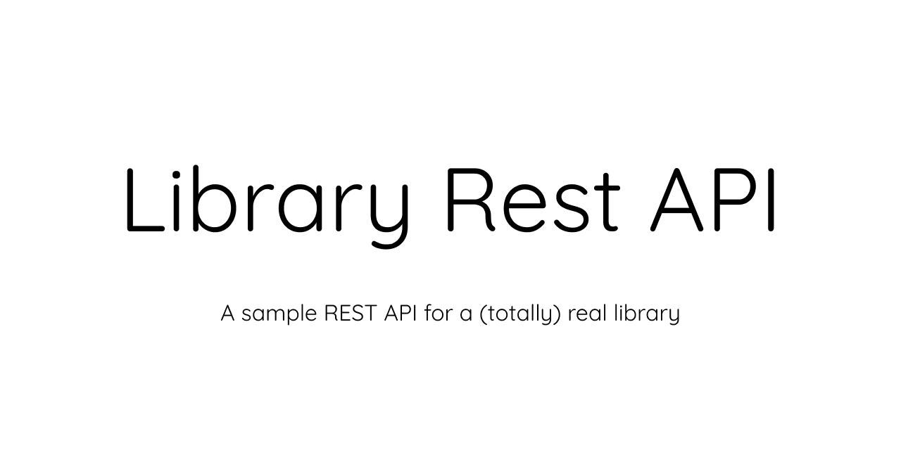 Library Rest API